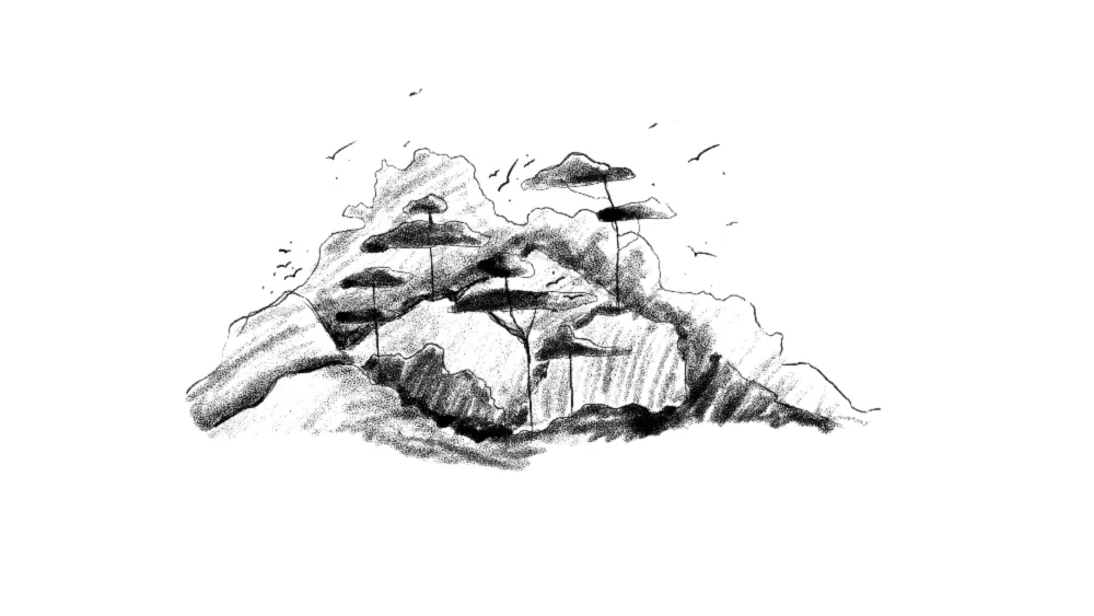Landscape sketch