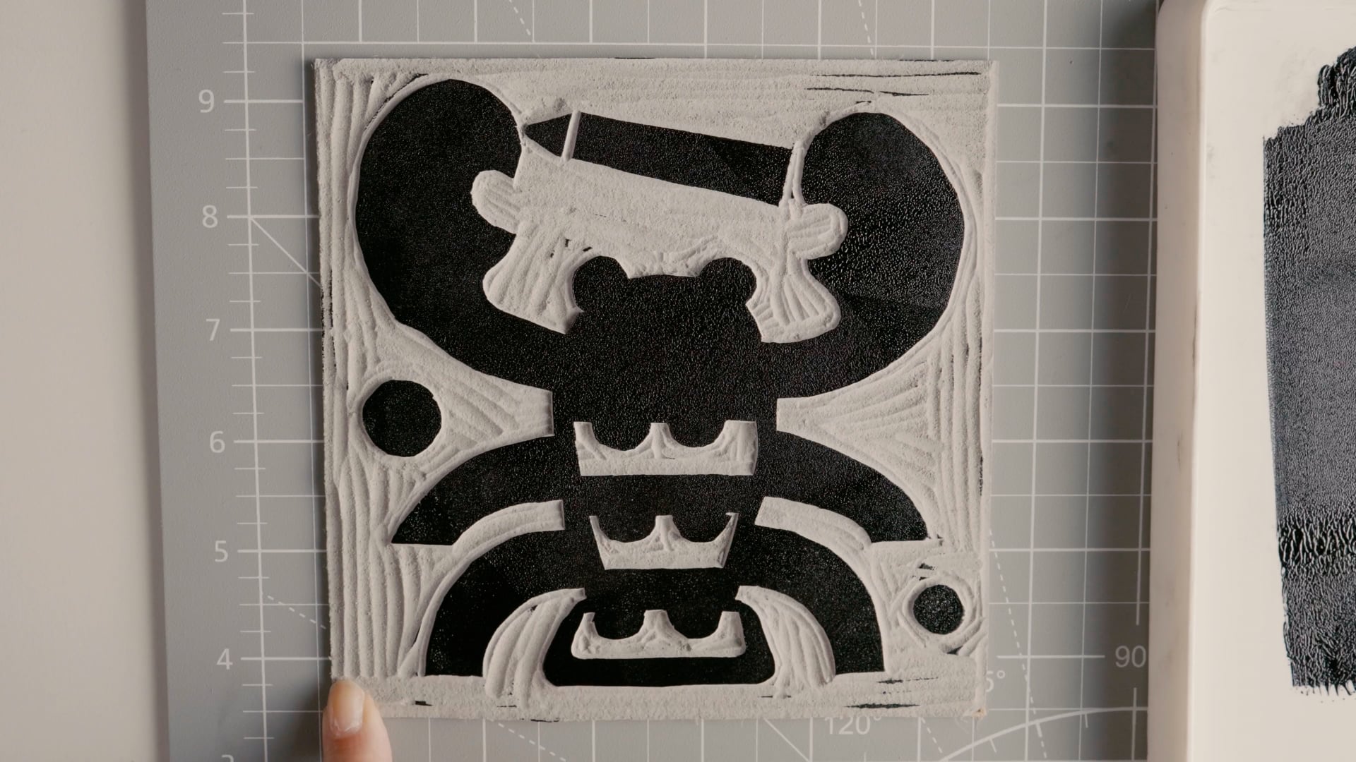 Linocut animation by Faav — watch the film